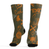 Olive 5s Socks Match Graffiti King 3D All-Over Print Doodle Style - NastyJamz