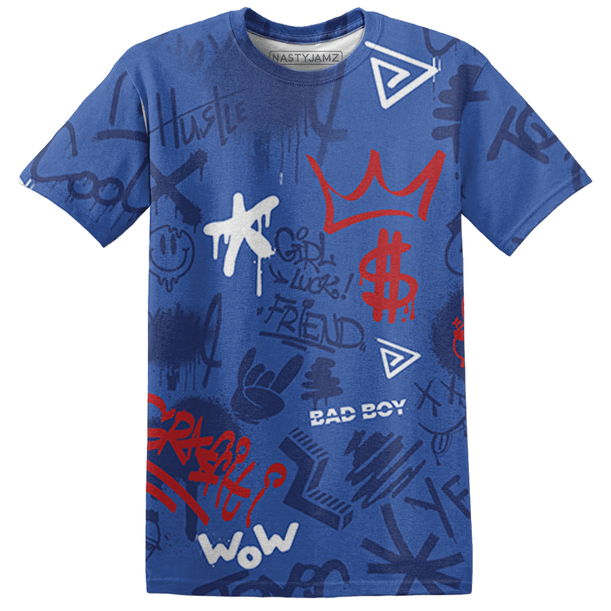 KB 4 Protro Philly T Shirt Match Graffiti King 3D All-Over Print Doodle Style - NastyJamz