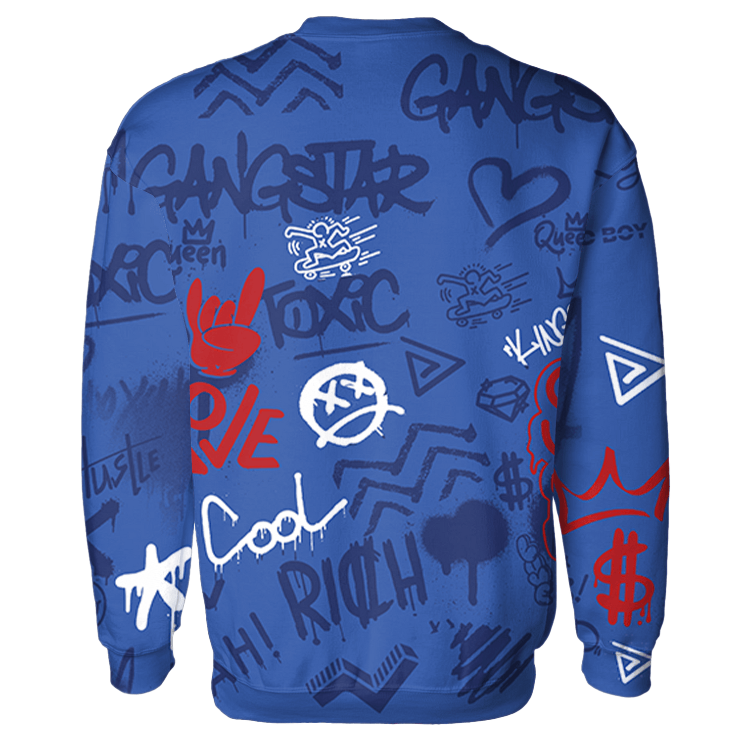 KB 4 Protro Philly Hoodie Match Graffiti King 3D All-Over Print - NastyJamz