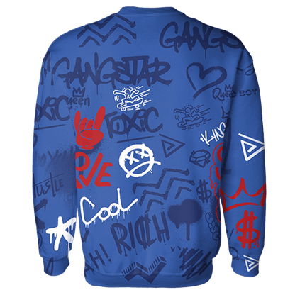 KB 4 Protro Philly Hoodie Match Graffiti King 3D All-Over Print - NastyJamz