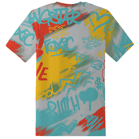 KB-8-Protro-Venice-Beach-T-Shirt-Match-Graffiti-King-3D-Doodle-Style