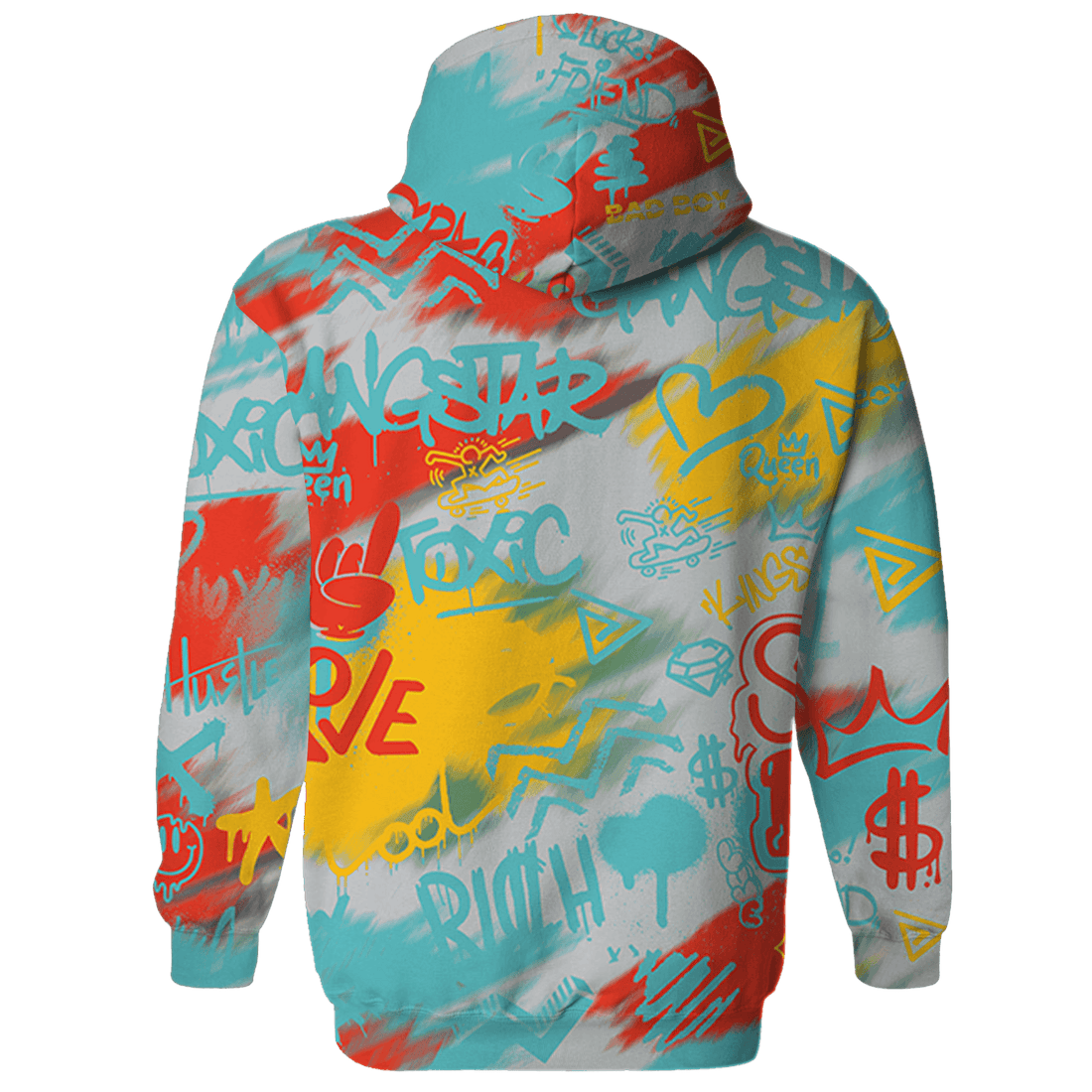 KB 8 Protro Venice Beach Sweatshirt Match Graffiti King 3D All-Over Print - NastyJamz