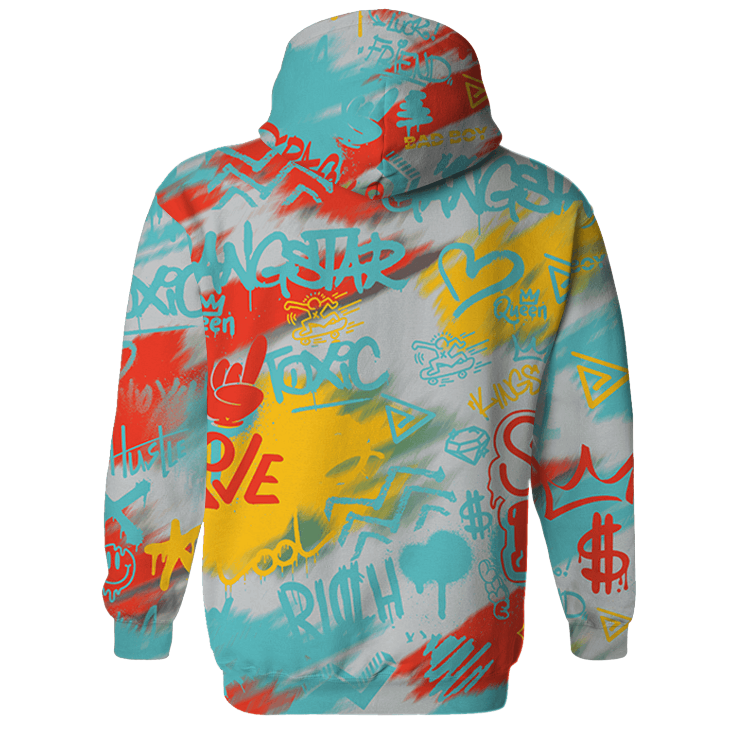 KB 8 Protro Venice Beach Sweatshirt Match Graffiti King 3D All-Over Print - NastyJamz