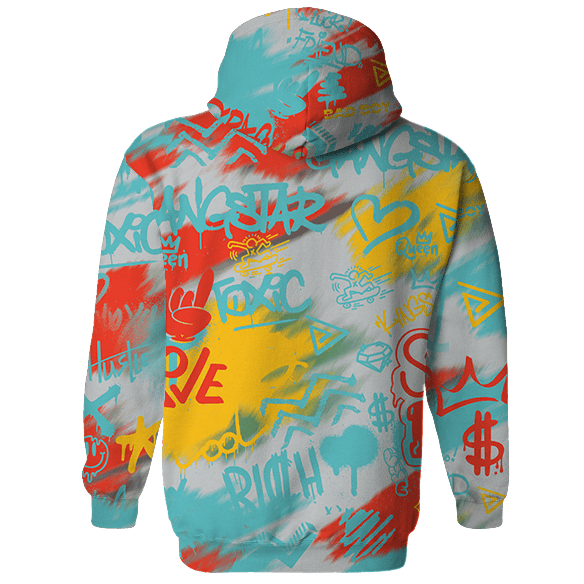 KB 8 Protro Venice Beach Sweatshirt Match Graffiti King 3D All-Over Print - NastyJamz