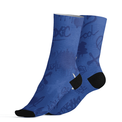 VaporMax-Game-Royal-Blue-Socks-Match-Graffiti-King-3D-Doodle-Style