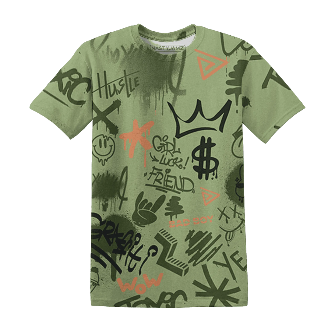 VaporMax-Plus-Alligator-T-Shirt-Match-Graffiti-King-3D-Doodle-Style