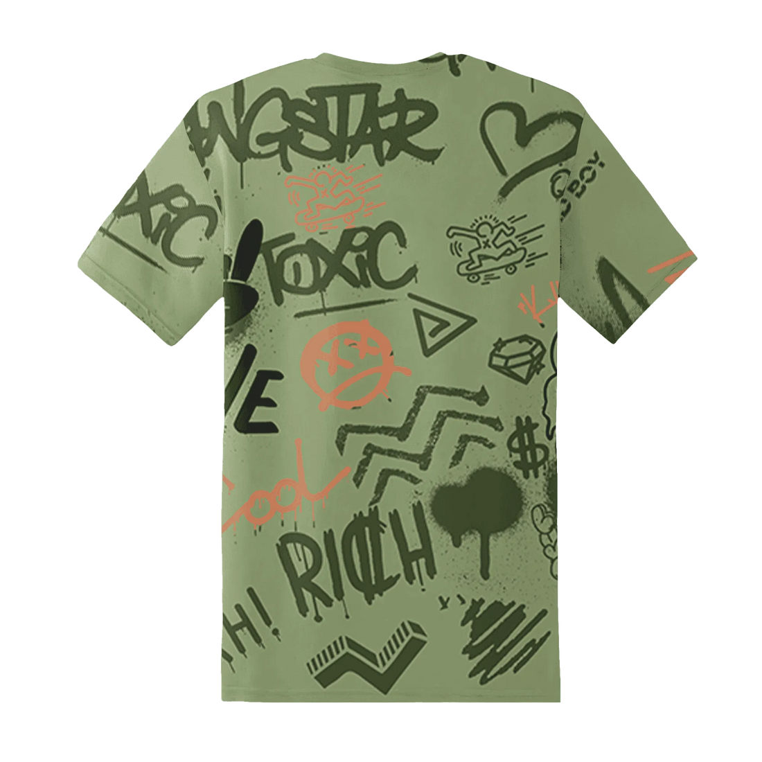 VaporMax-Plus-Alligator-T-Shirt-Match-Graffiti-King-3D-Doodle-Style