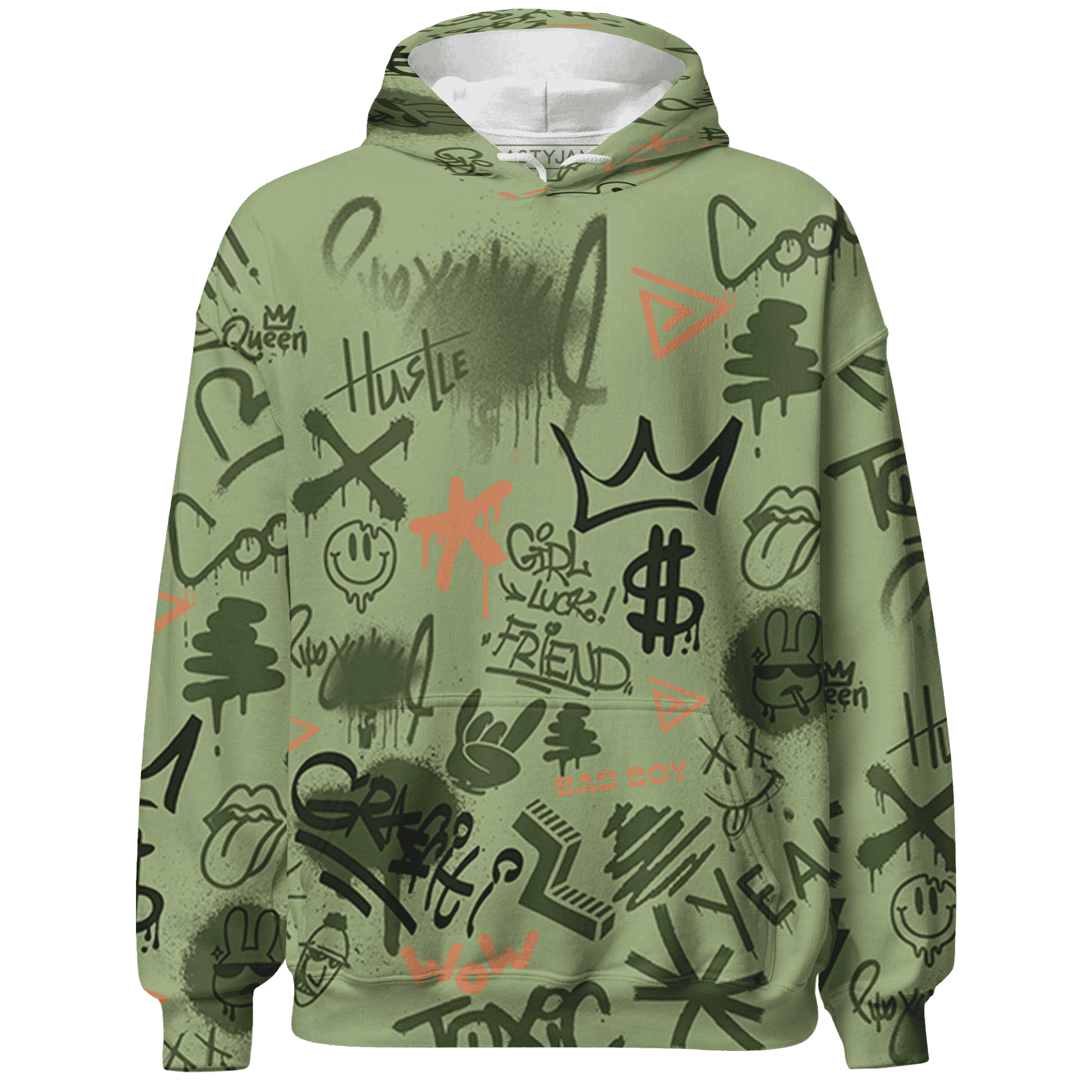 VaporMax-Plus-Alligator-Hoodie-Match-Graffiti-King-3D-Doodle-Style