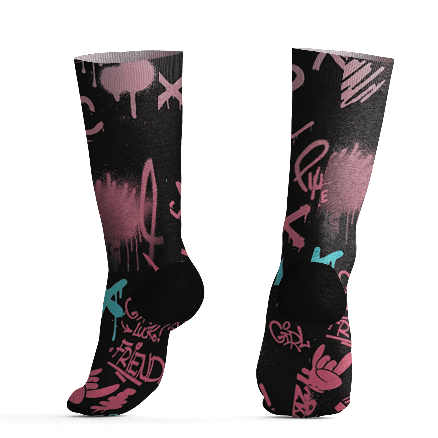 VaporMax-Plus-South-Beach-Socks-Match-Graffiti-King-3D-Doodle-Style