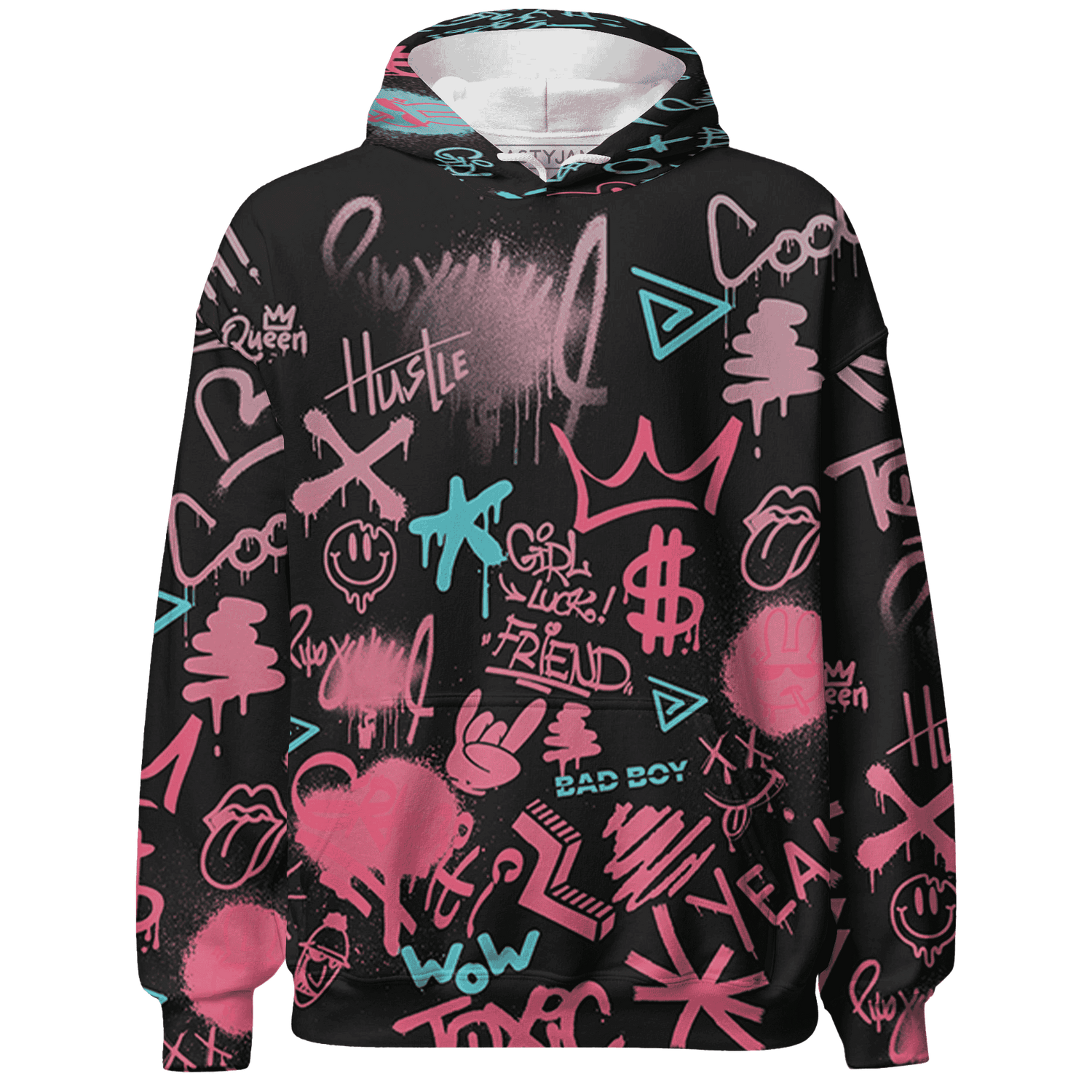 VaporMax-Plus-South-Beach-Hoodie-Match-Graffiti-King-3D-Doodle-Style