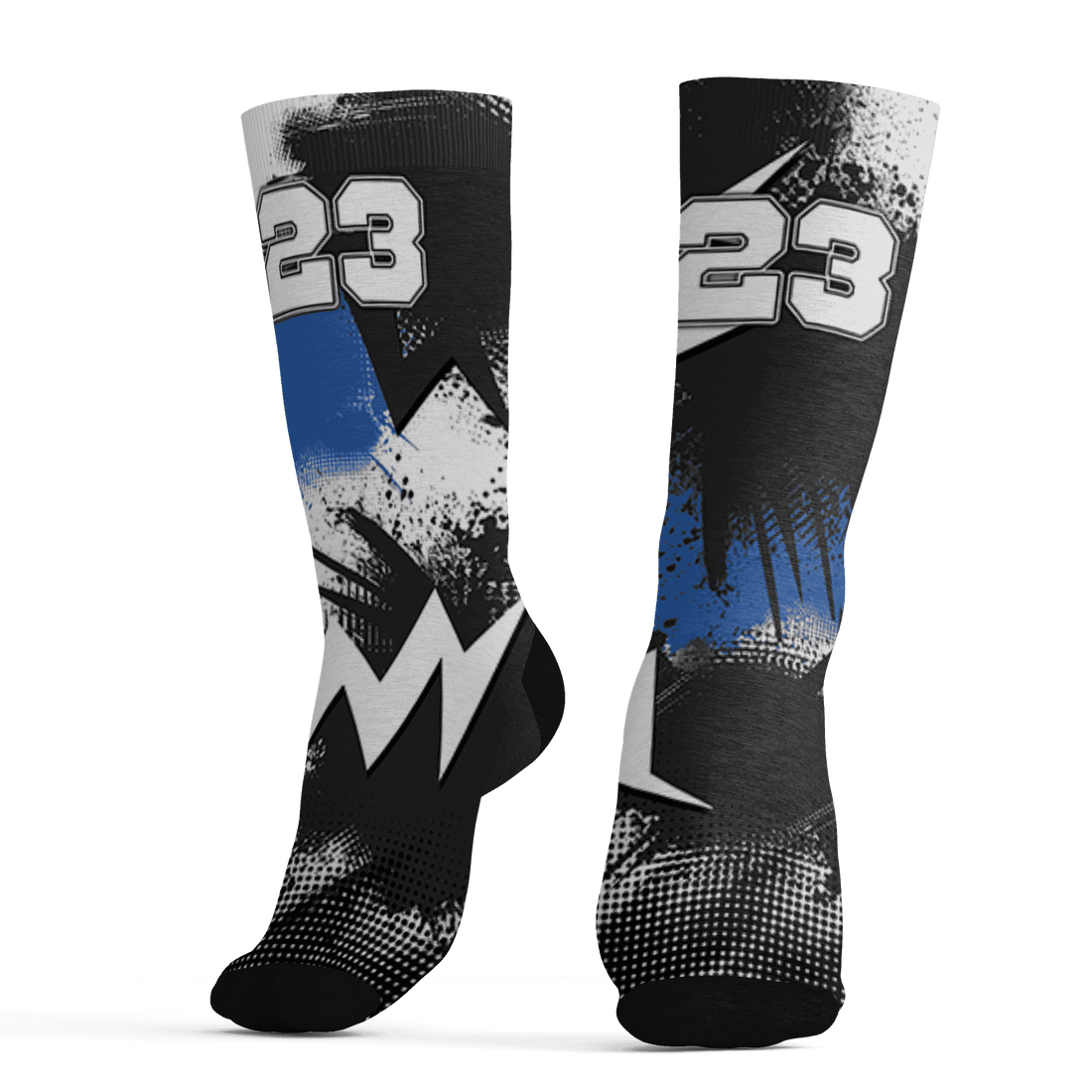 Low Space Jamz 11s Socks Match Graffiti Wallpapers 23 3D All-Over Print - NastyJamz