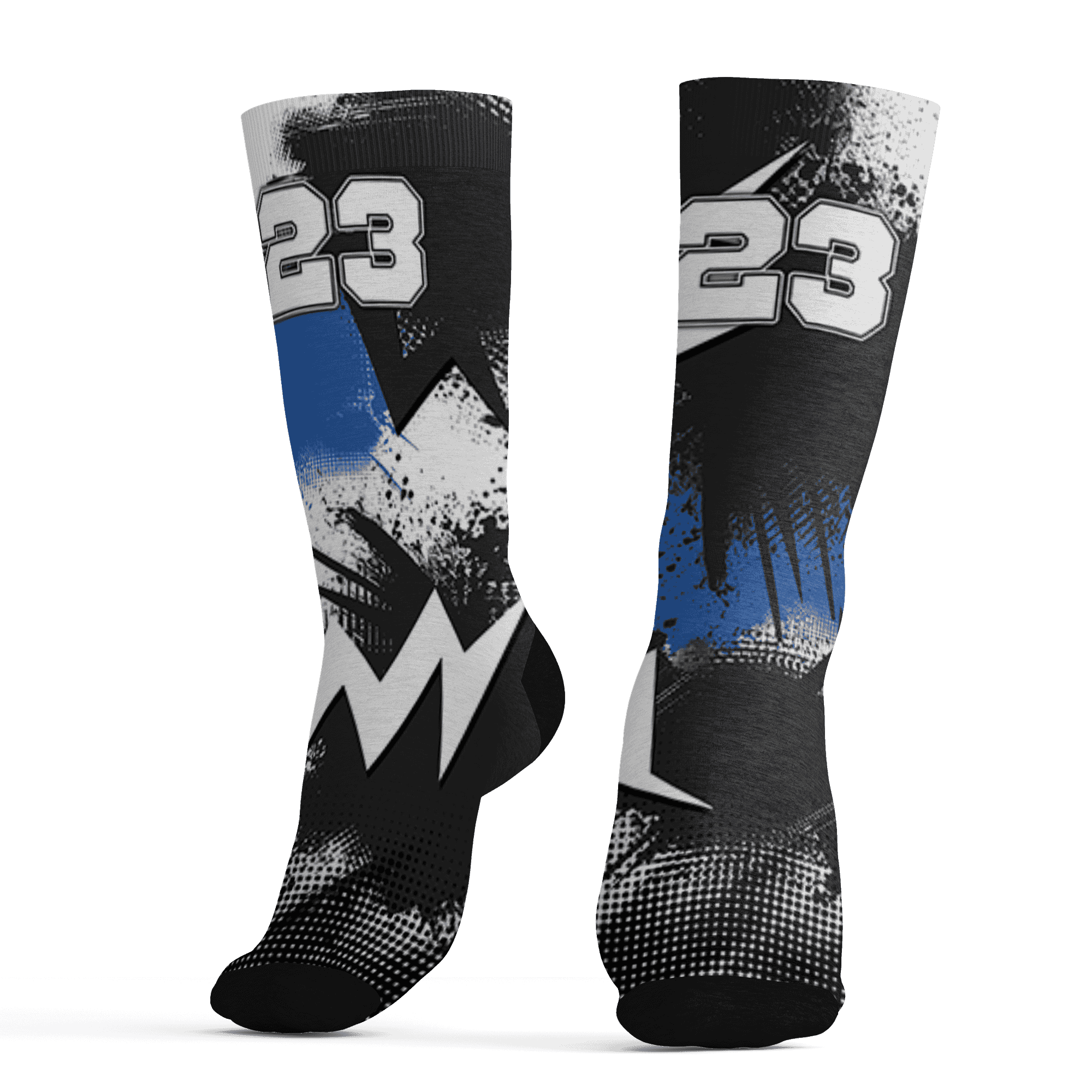 Low Space Jamz 11s Socks Match Graffiti Wallpapers 23 3D All-Over Print - NastyJamz