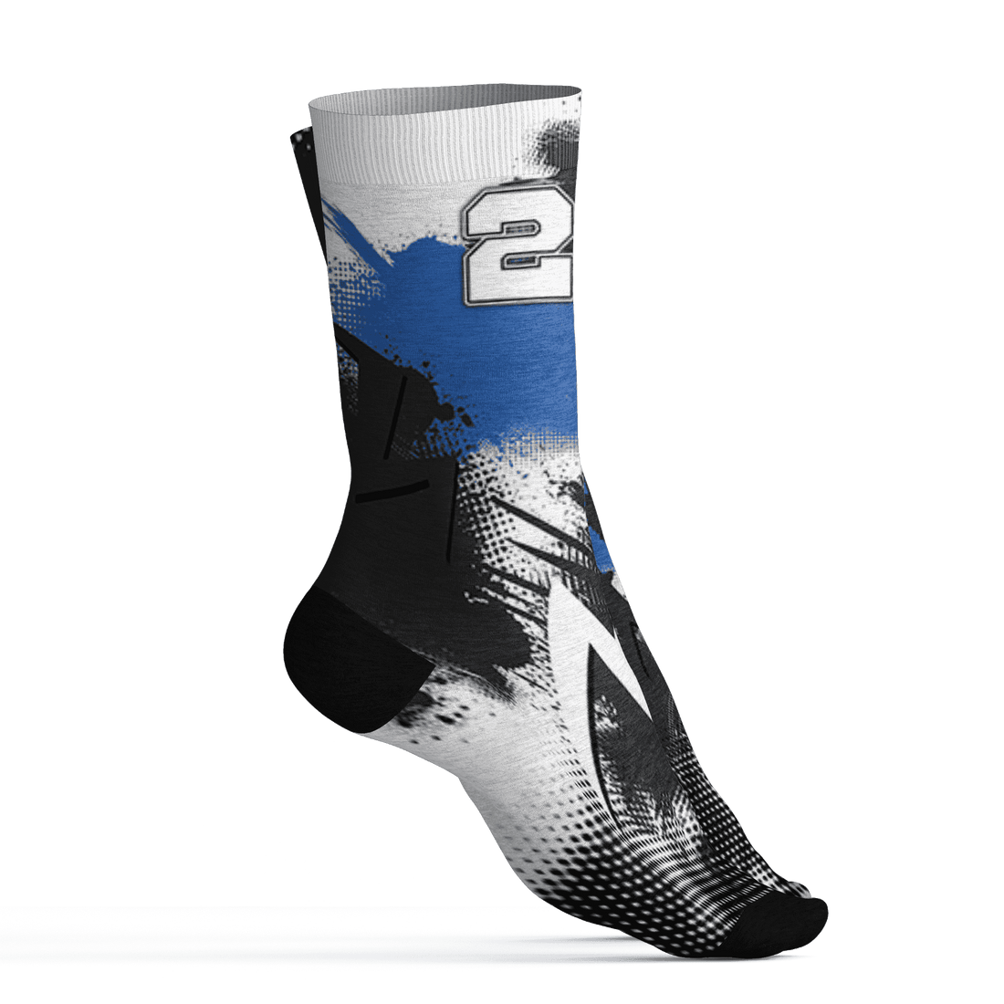 Low Space Jamz 11s Socks Match Graffiti Wallpapers 23 3D All-Over Print - NastyJamz