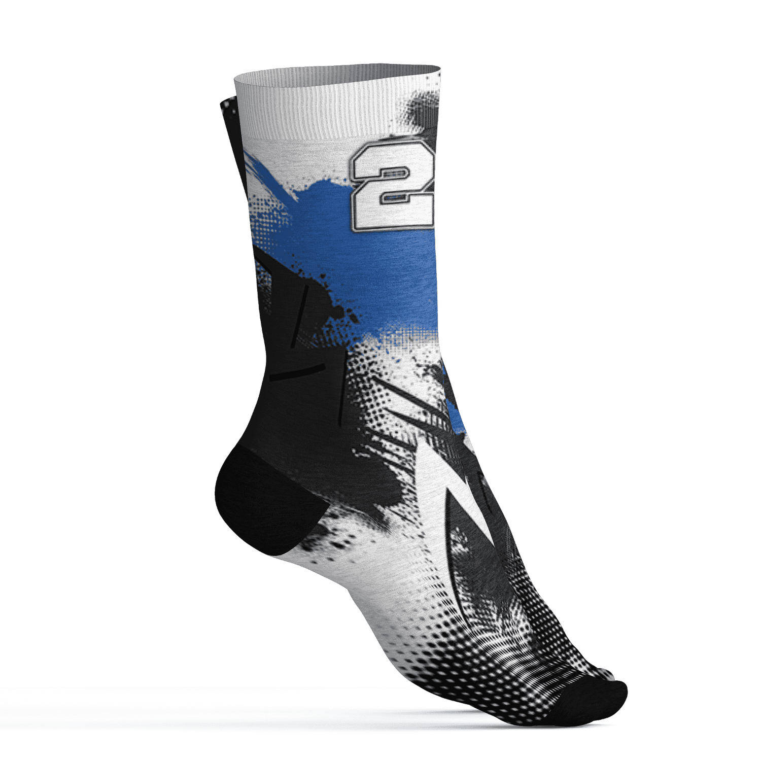 Low Space Jamz 11s Socks Match Graffiti Wallpapers 23 3D All-Over Print - NastyJamz