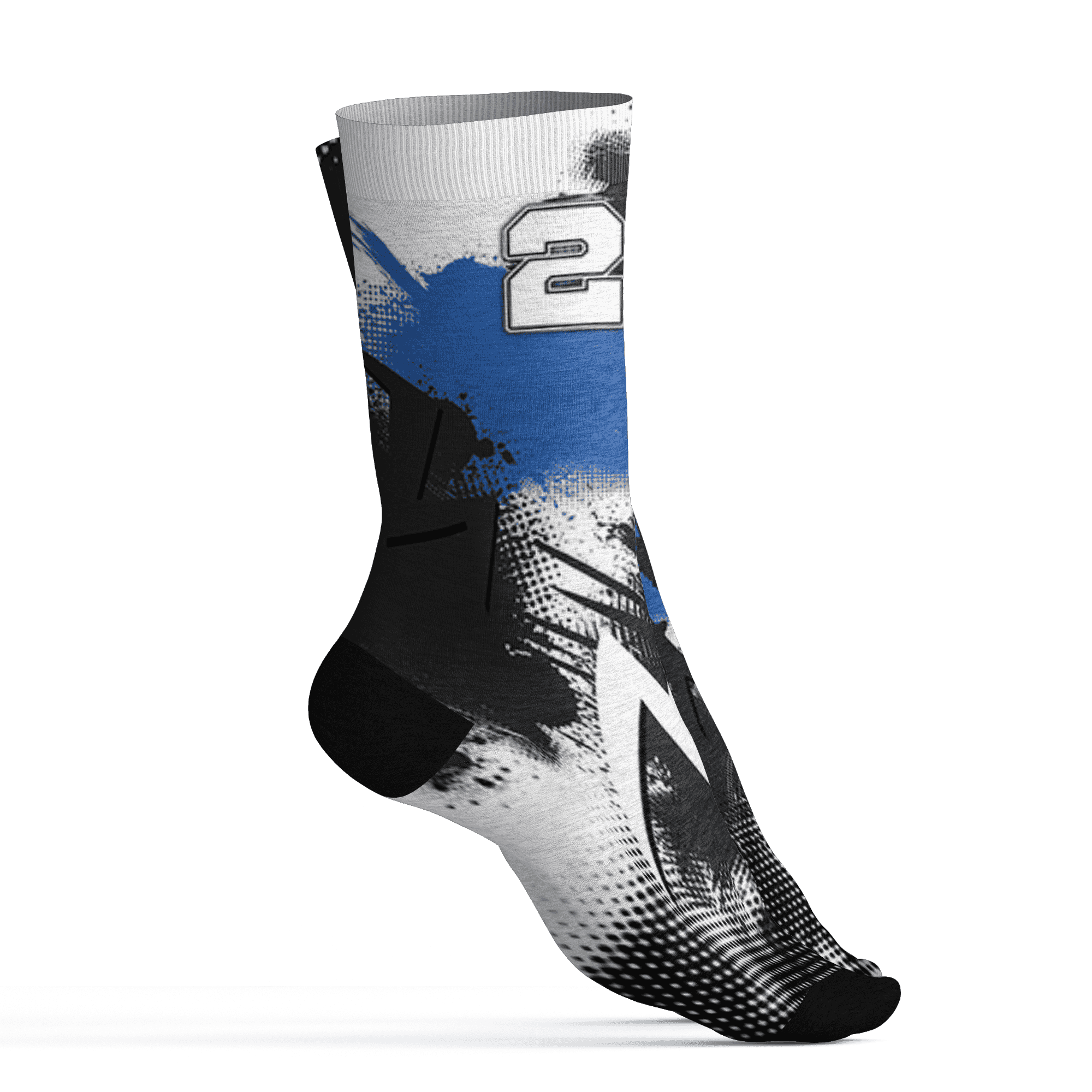 Low Space Jamz 11s Socks Match Graffiti Wallpapers 23 3D All-Over Print - NastyJamz