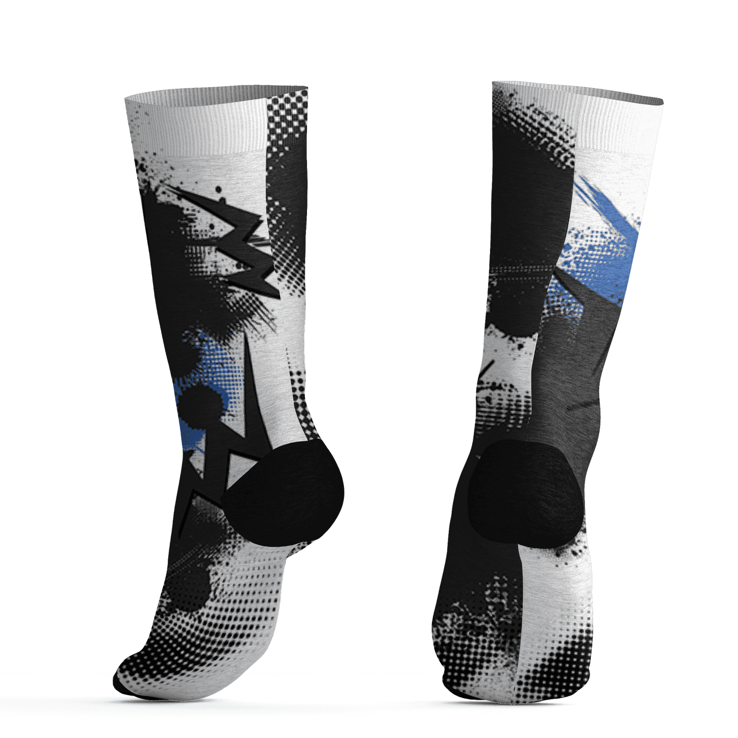Low Space Jamz 11s Socks Match Graffiti Wallpapers 23 3D All-Over Print - NastyJamz