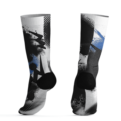 Low Space Jamz 11s Socks Match Graffiti Wallpapers 23 3D All-Over Print - NastyJamz