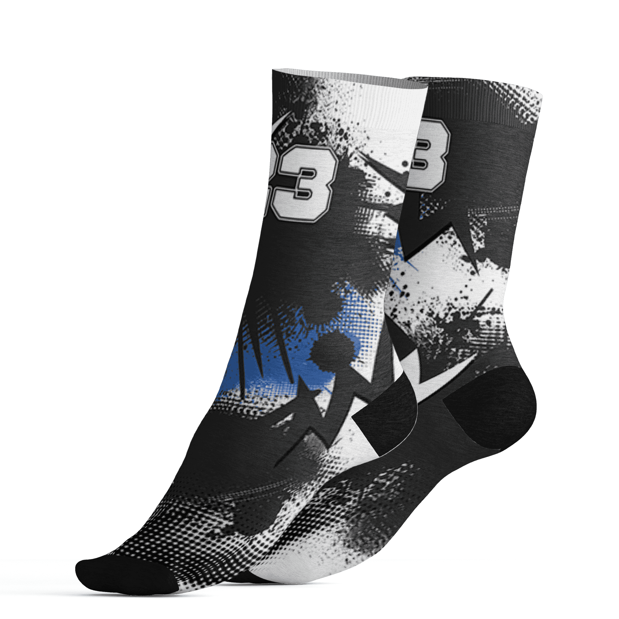 Low Space Jamz 11s Socks Match Graffiti Wallpapers 23 3D All-Over Print - NastyJamz