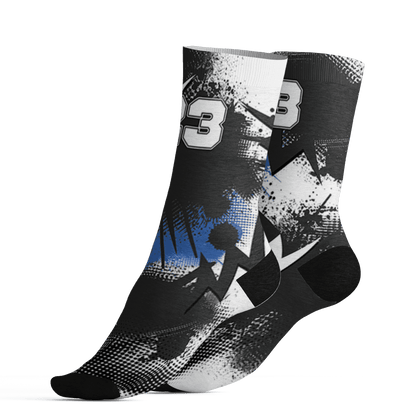 Low Space Jamz 11s Socks Match Graffiti Wallpapers 23 3D All-Over Print - NastyJamz