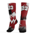 Retro Red Taxi 12s Socks Match Graffiti Wallpapers 23 3D All-Over Print - NastyJamz