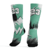 High OG Green Glow 1s Socks Match Graffiti Wallpapers 23 3D All-Over Print - NastyJamz