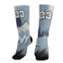 Mid Diffused Blue Grey 1s Socks Match Graffiti Wallpapers 23 3D All-Over Print - NastyJamz