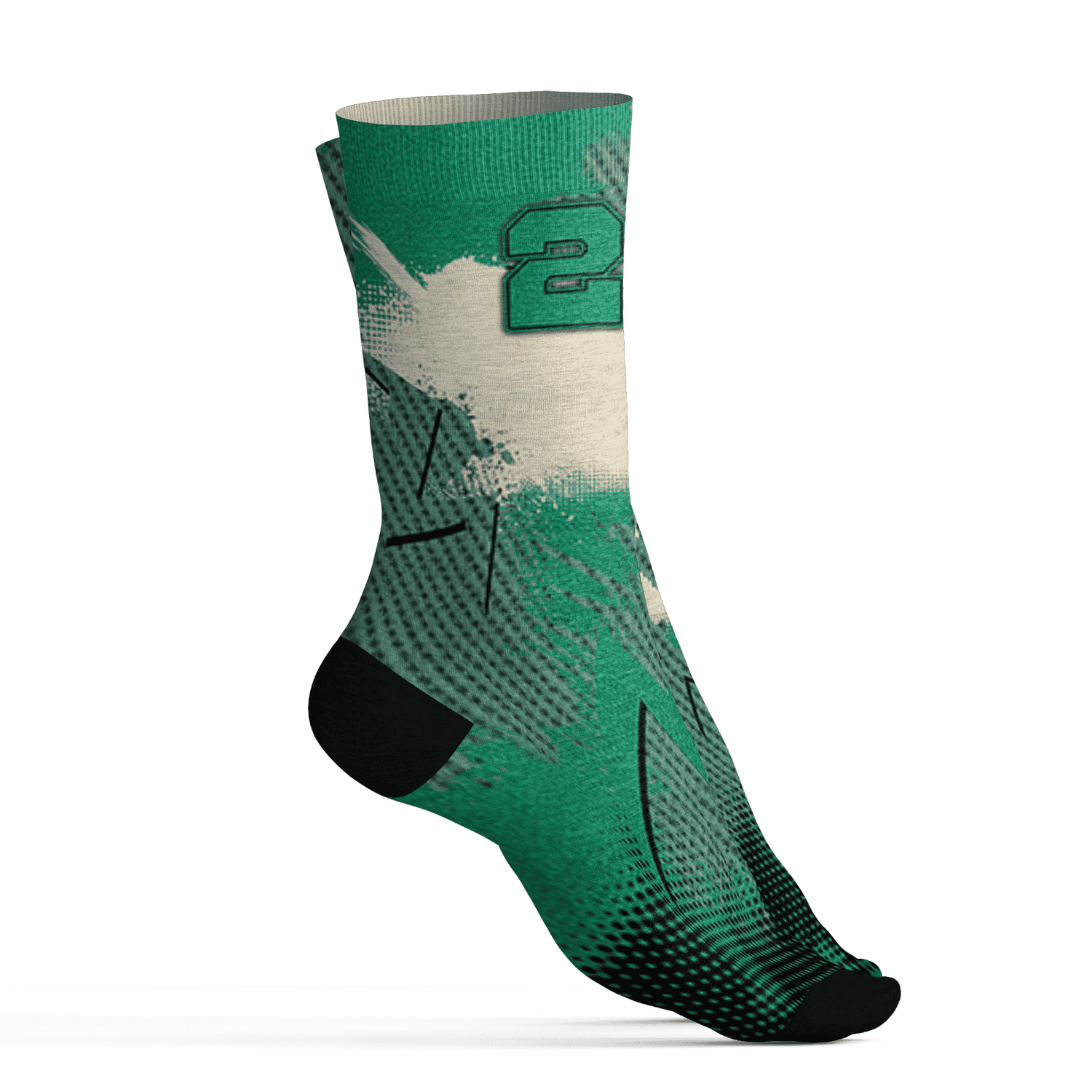 Nina CN Abney 3s Socks Match Graffiti Wallpapers 23 3D All-Over Print - NastyJamz