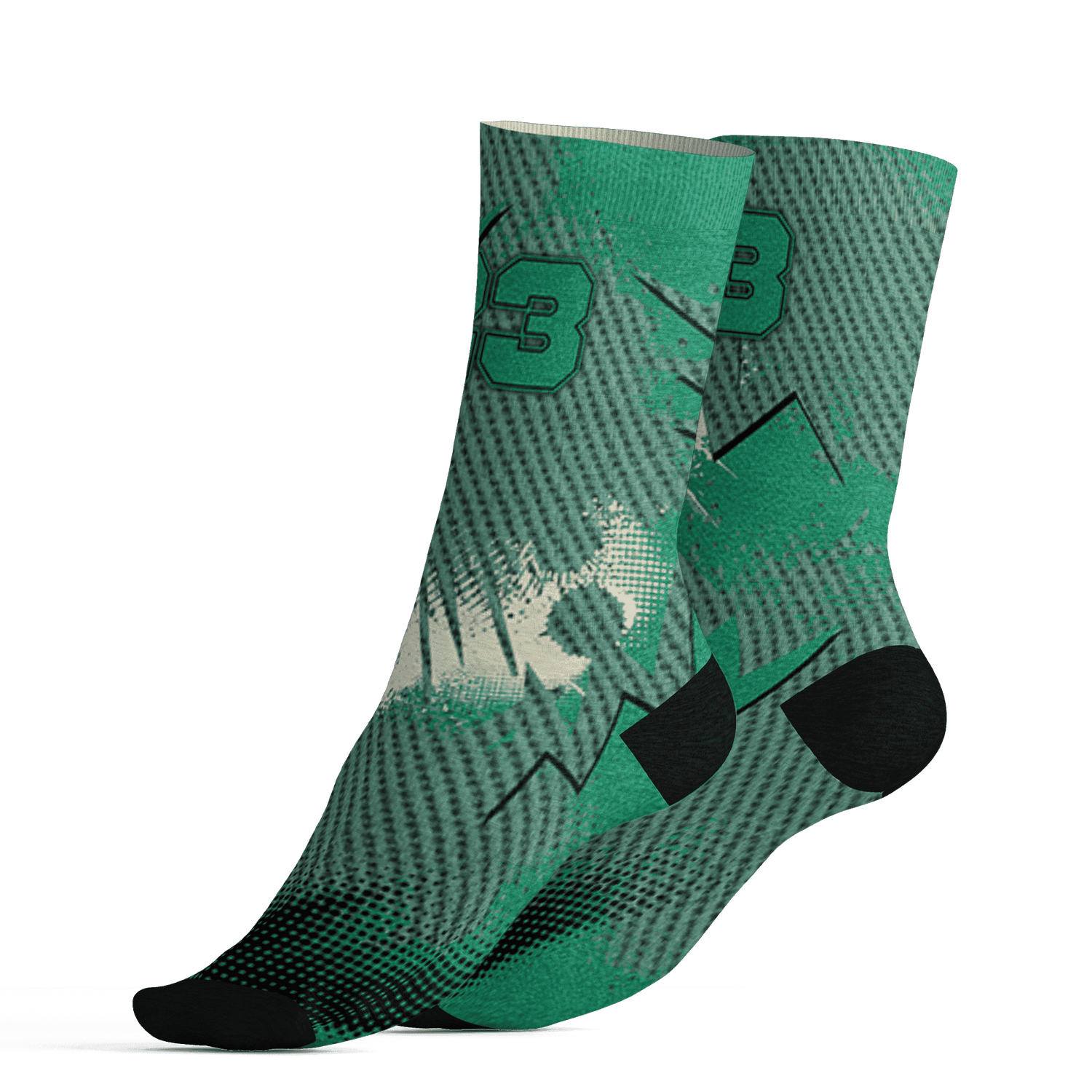 Nina CN Abney 3s Socks Match Graffiti Wallpapers 23 3D All-Over Print - NastyJamz