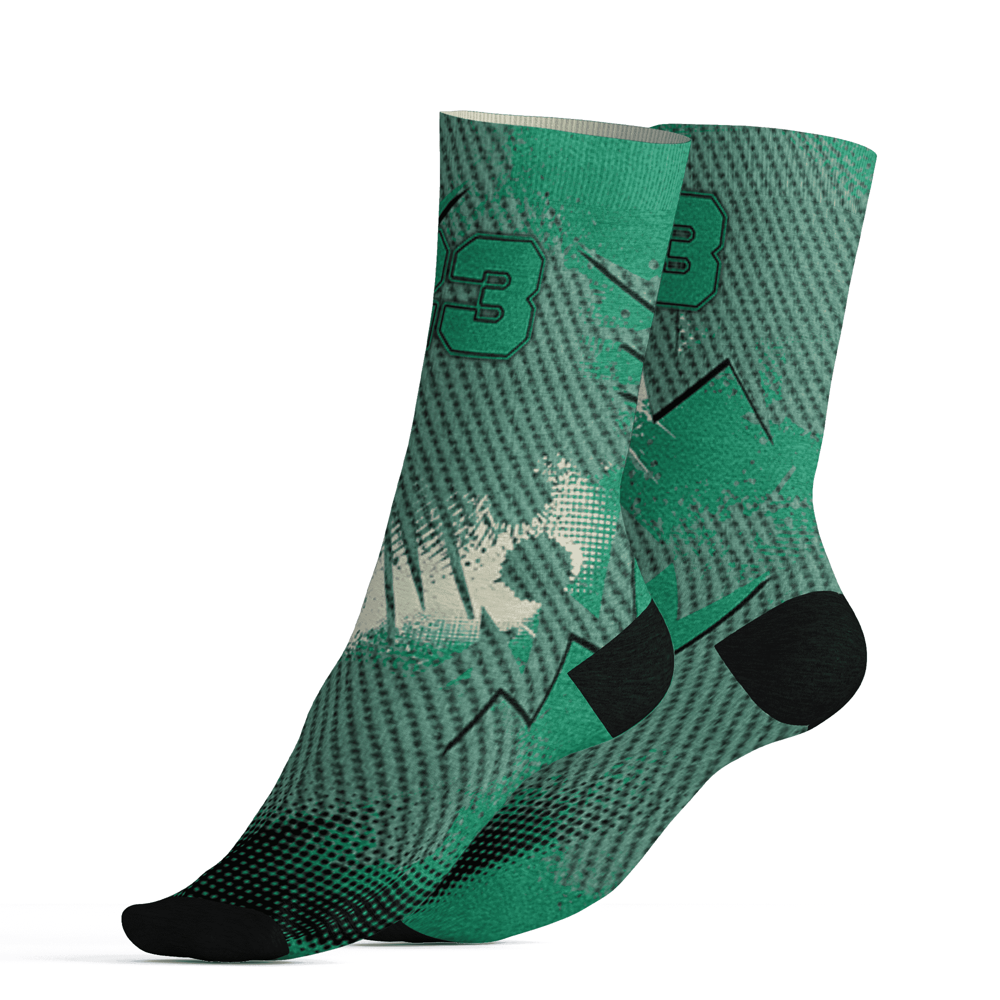 Nina CN Abney 3s Socks Match Graffiti Wallpapers 23 3D All-Over Print - NastyJamz