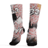 Red Stardust 3s Socks Match Graffiti Wallpapers 23 3D All-Over Print - NastyJamz