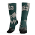 Oxidized Green 4s Socks Match Graffiti Wallpapers 23 3D All-Over Print - NastyJamz