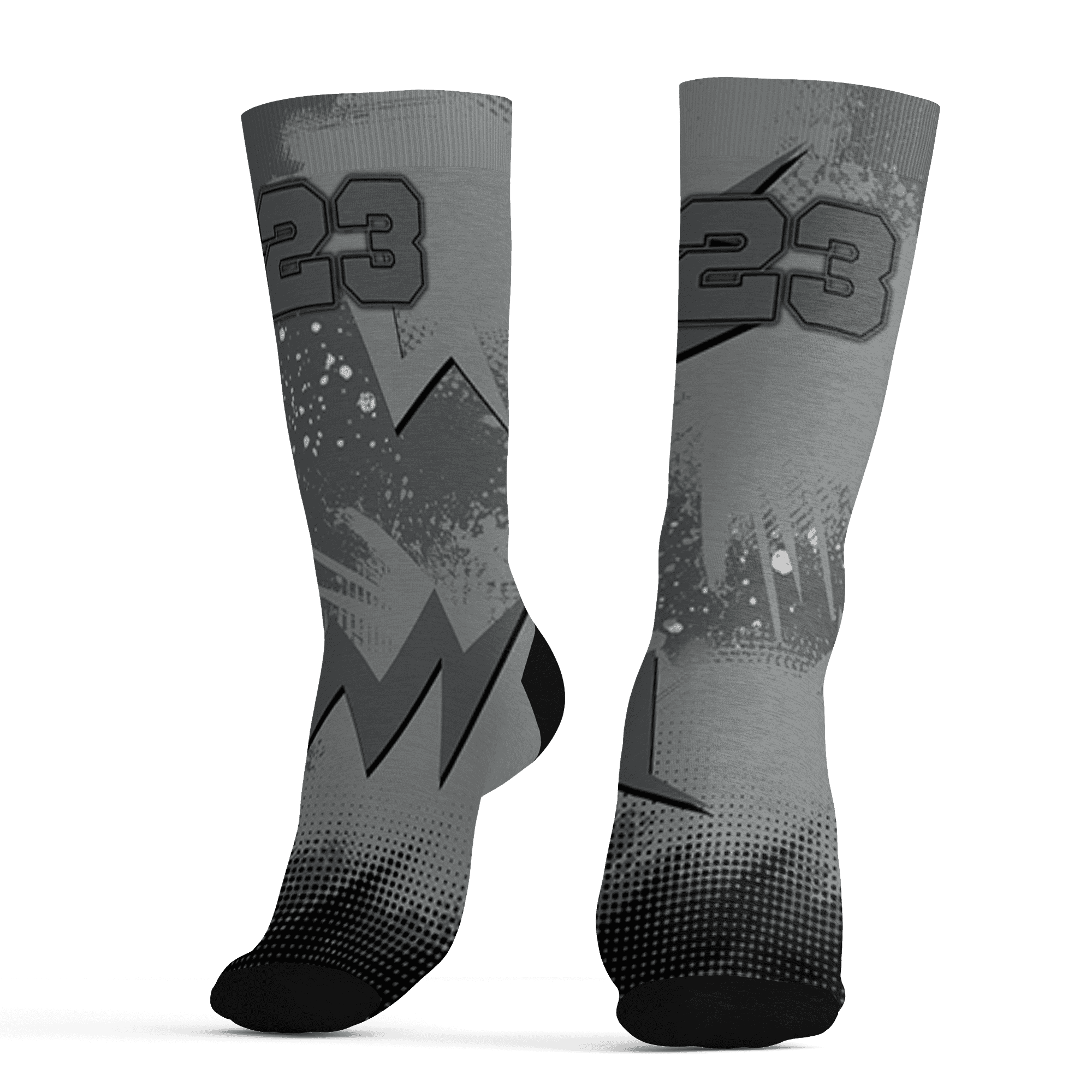 Paris Olympicsss 4s Socks Match Graffiti Wallpapers 23 3D All-Over Print - NastyJamz