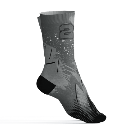 Paris Olympicsss 4s Socks Match Graffiti Wallpapers 23 3D All-Over Print - NastyJamz