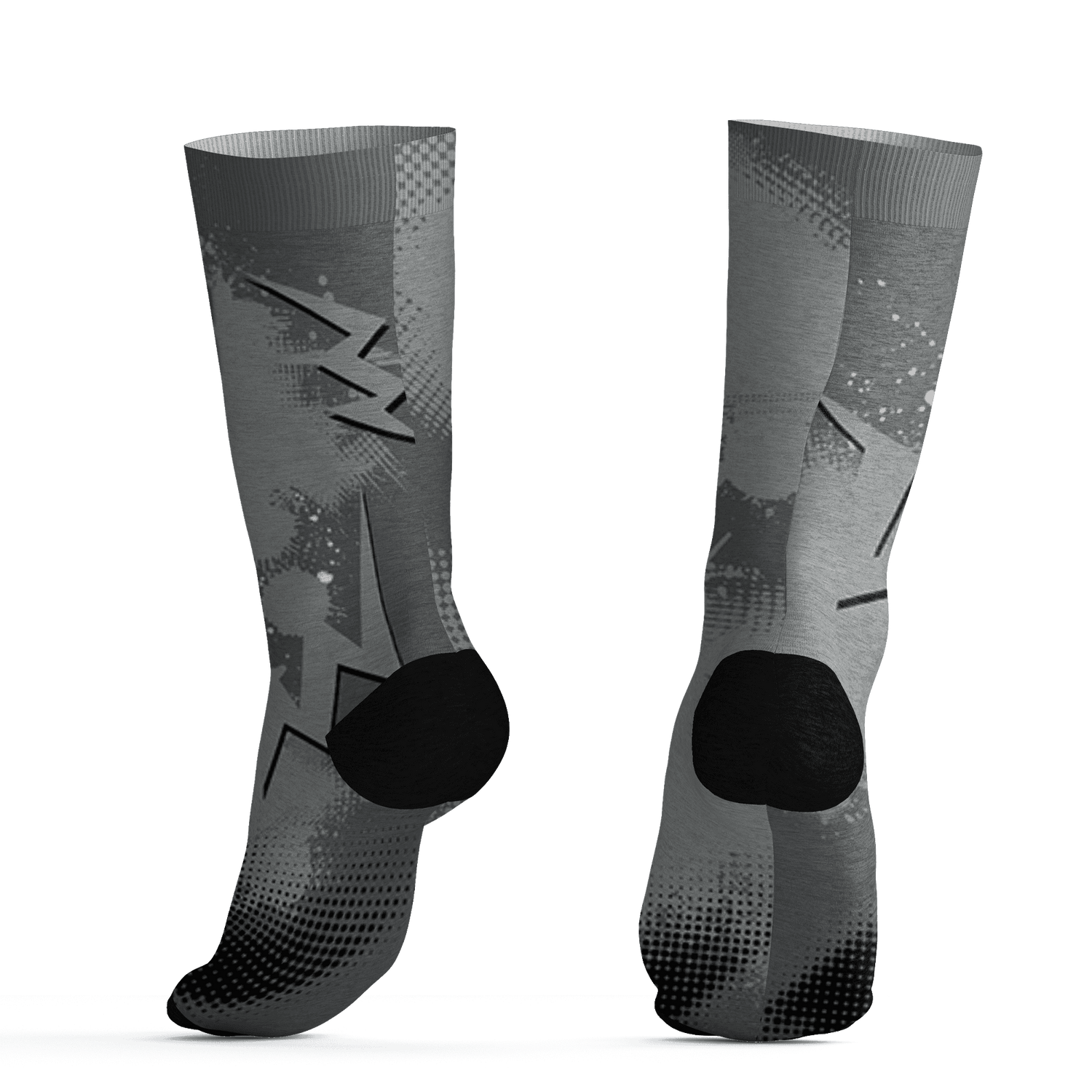 Paris Olympicsss 4s Socks Match Graffiti Wallpapers 23 3D All-Over Print - NastyJamz