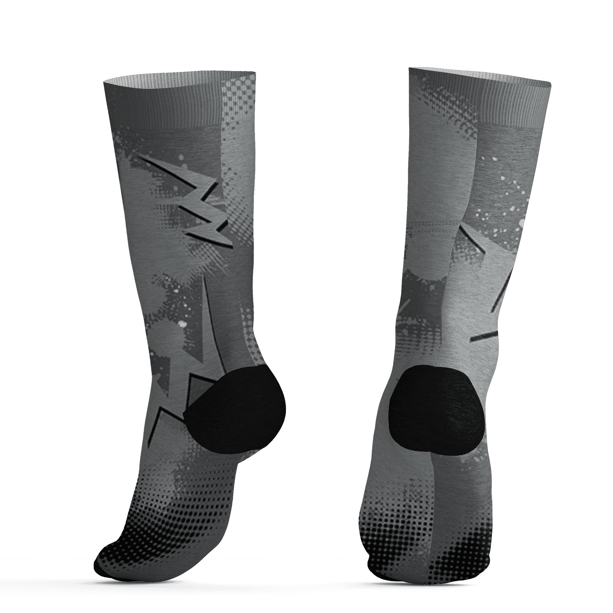 Paris Olympicsss 4s Socks Match Graffiti Wallpapers 23 3D All-Over Print - NastyJamz