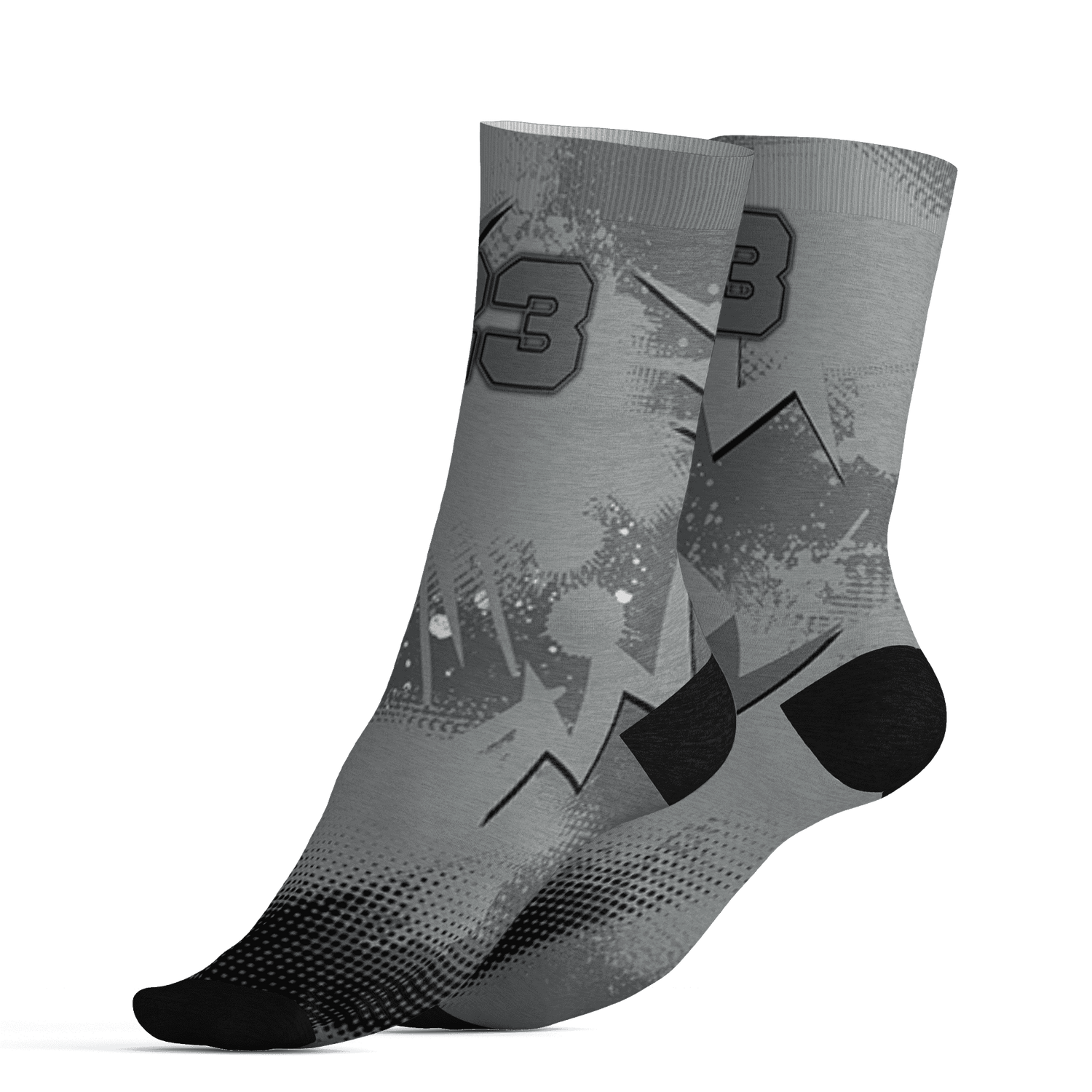 Paris Olympicsss 4s Socks Match Graffiti Wallpapers 23 3D All-Over Print - NastyJamz