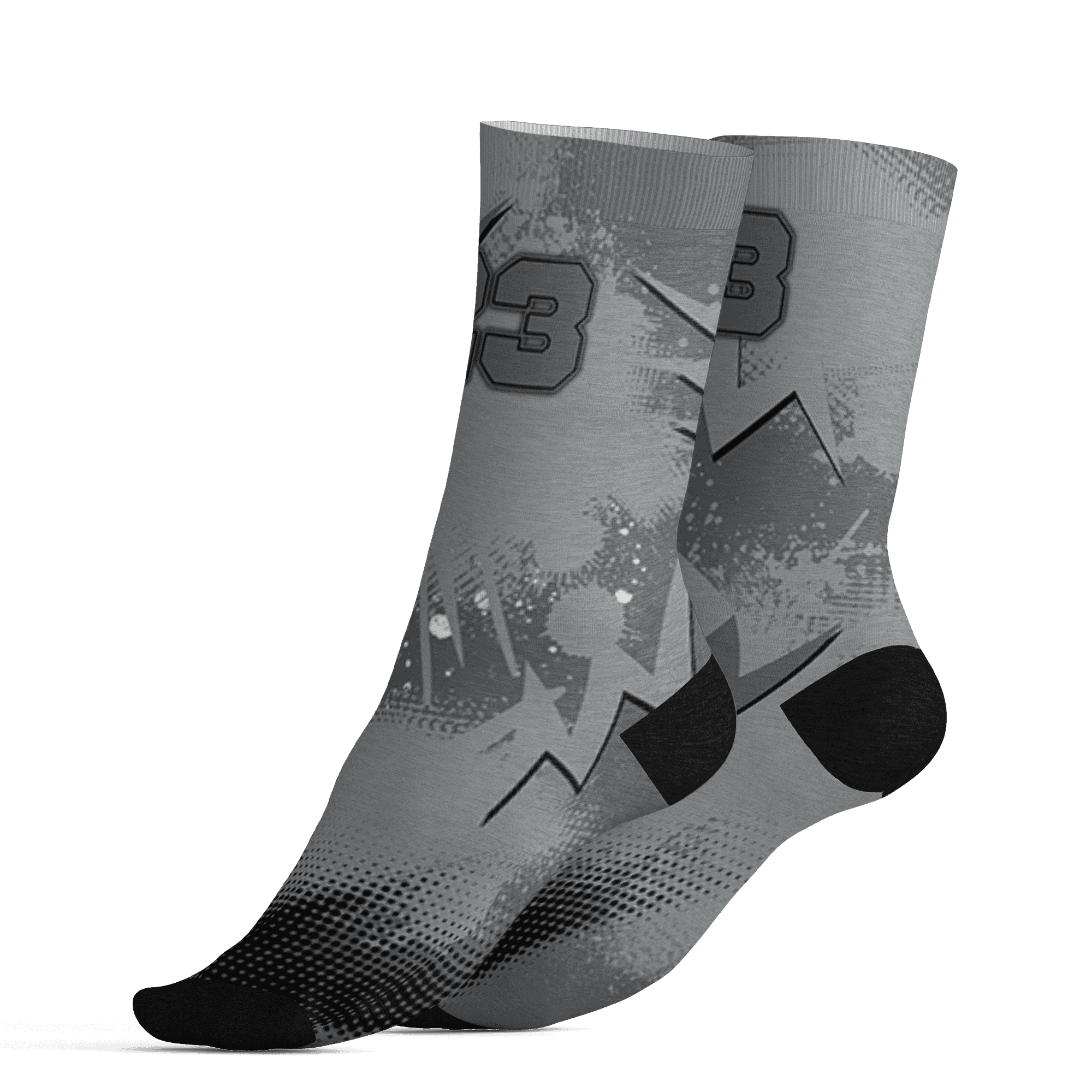 Paris Olympicsss 4s Socks Match Graffiti Wallpapers 23 3D All-Over Print - NastyJamz