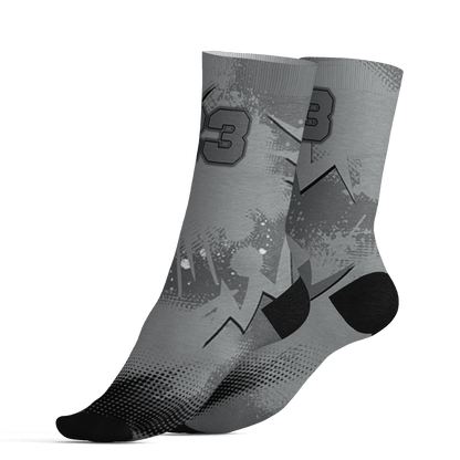 Paris Olympicsss 4s Socks Match Graffiti Wallpapers 23 3D All-Over Print - NastyJamz