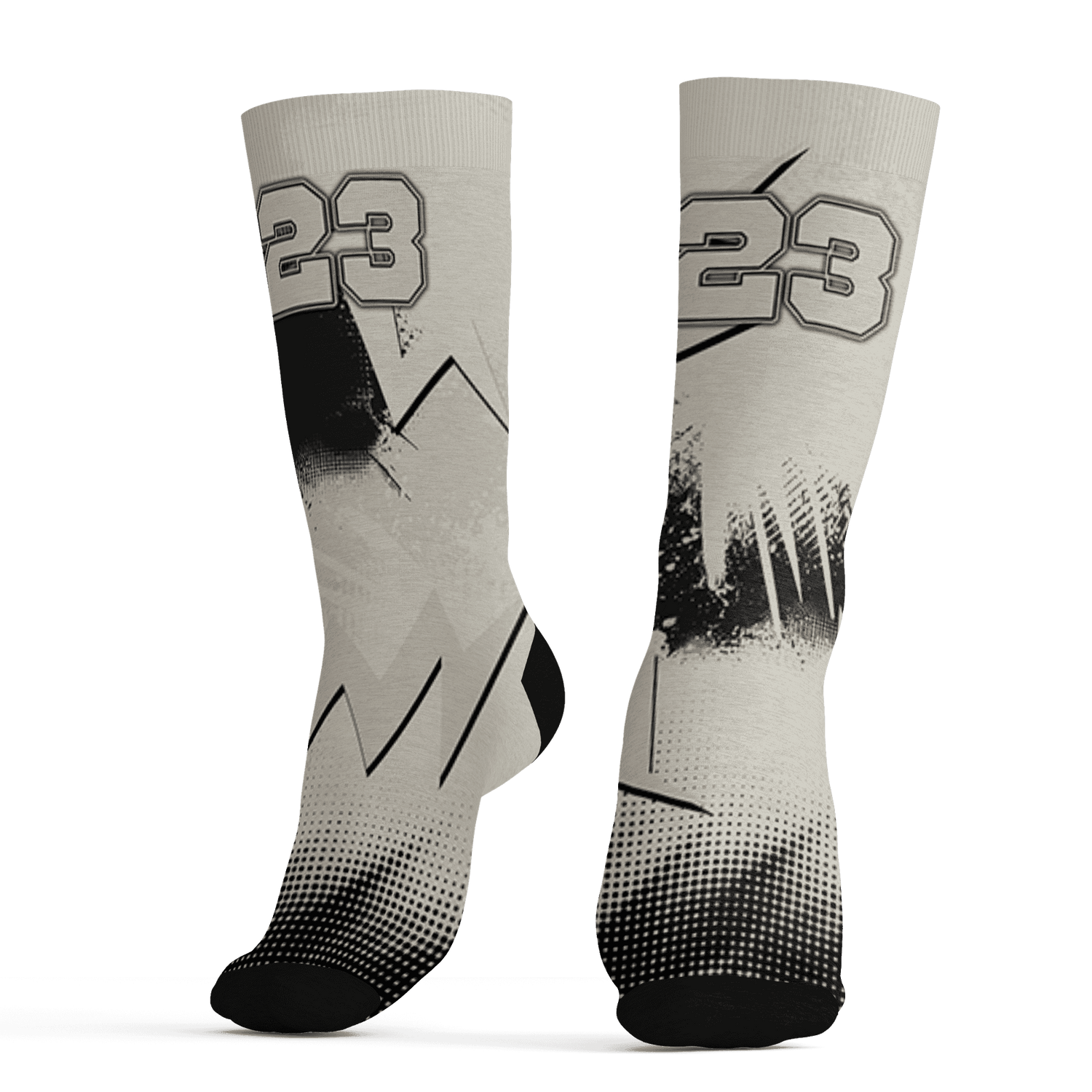AJ 5 SE Sail Socks Match Graffiti Wallpapers 23 3D All-Over Print - NastyJamz