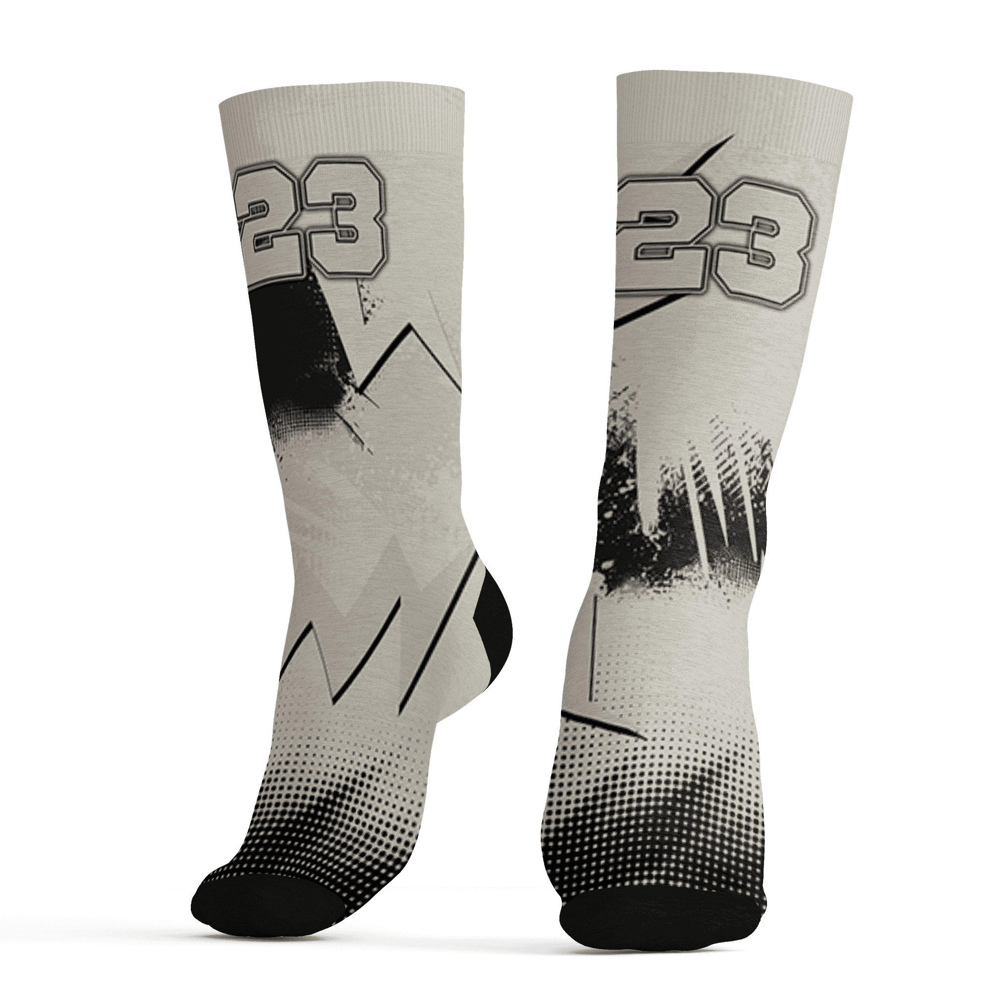 AJ 5 SE Sail Socks Match Graffiti Wallpapers 23 3D All-Over Print - NastyJamz