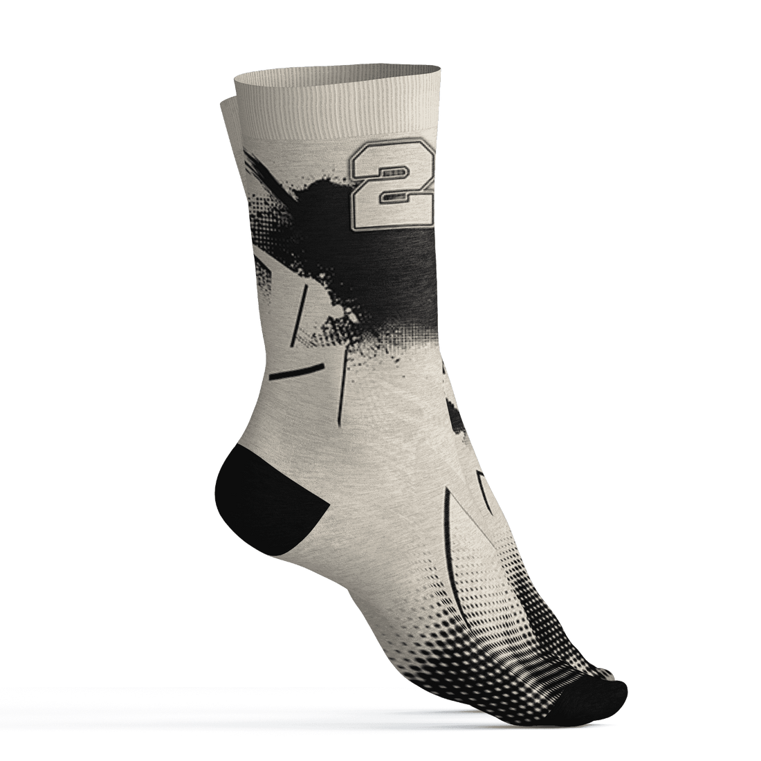 AJ 5 SE Sail Socks Match Graffiti Wallpapers 23 3D All-Over Print - NastyJamz