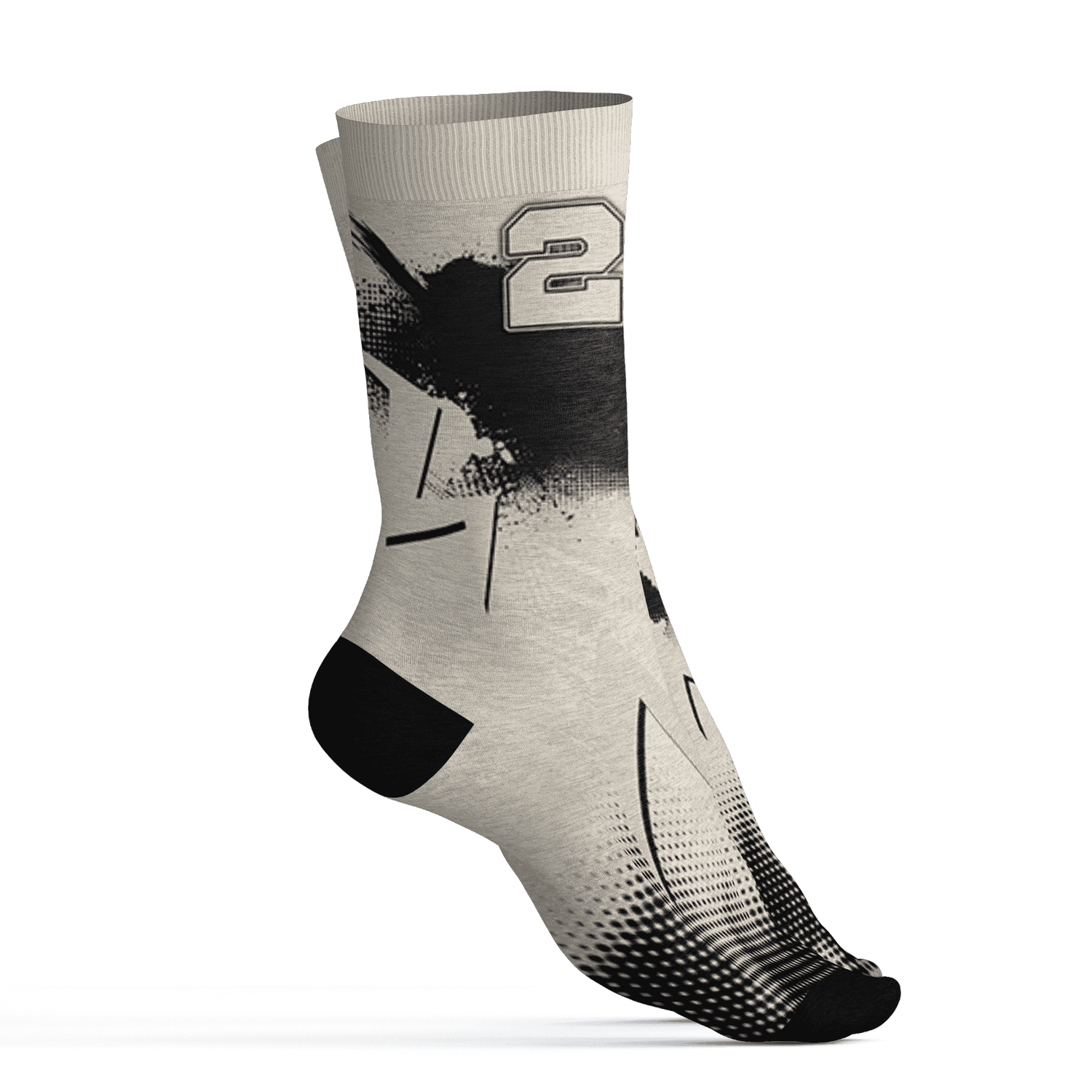 AJ 5 SE Sail Socks Match Graffiti Wallpapers 23 3D All-Over Print - NastyJamz