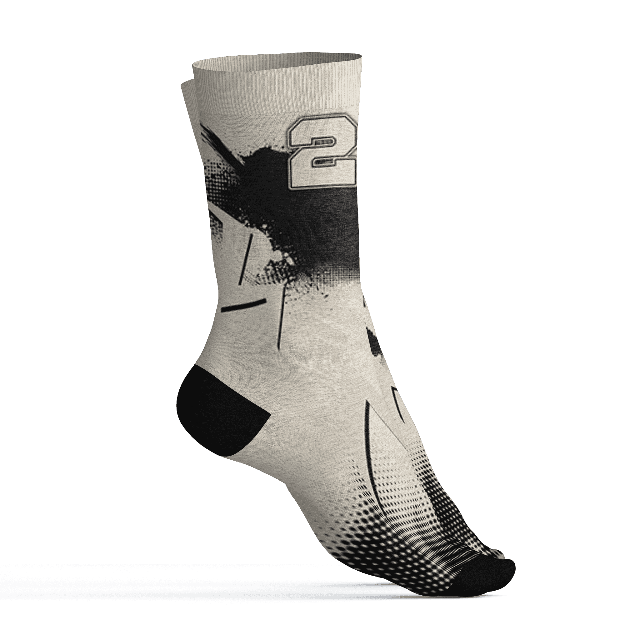 AJ 5 SE Sail Socks Match Graffiti Wallpapers 23 3D All-Over Print - NastyJamz