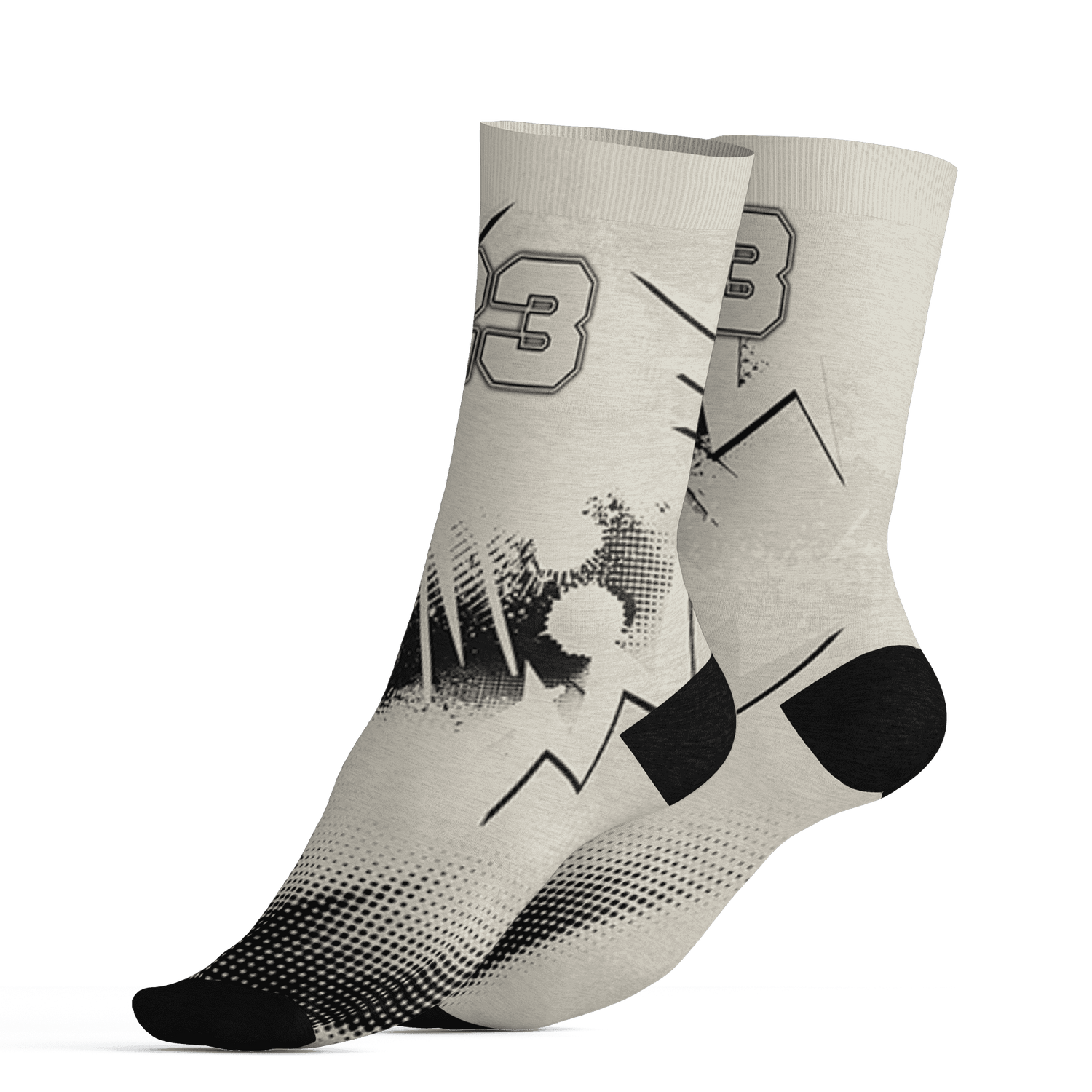 AJ 5 SE Sail Socks Match Graffiti Wallpapers 23 3D All-Over Print - NastyJamz