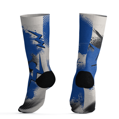 Air Max 1 86 Royal Socks Match Graffiti Wallpapers 23 3D All-Over Print - NastyJamz