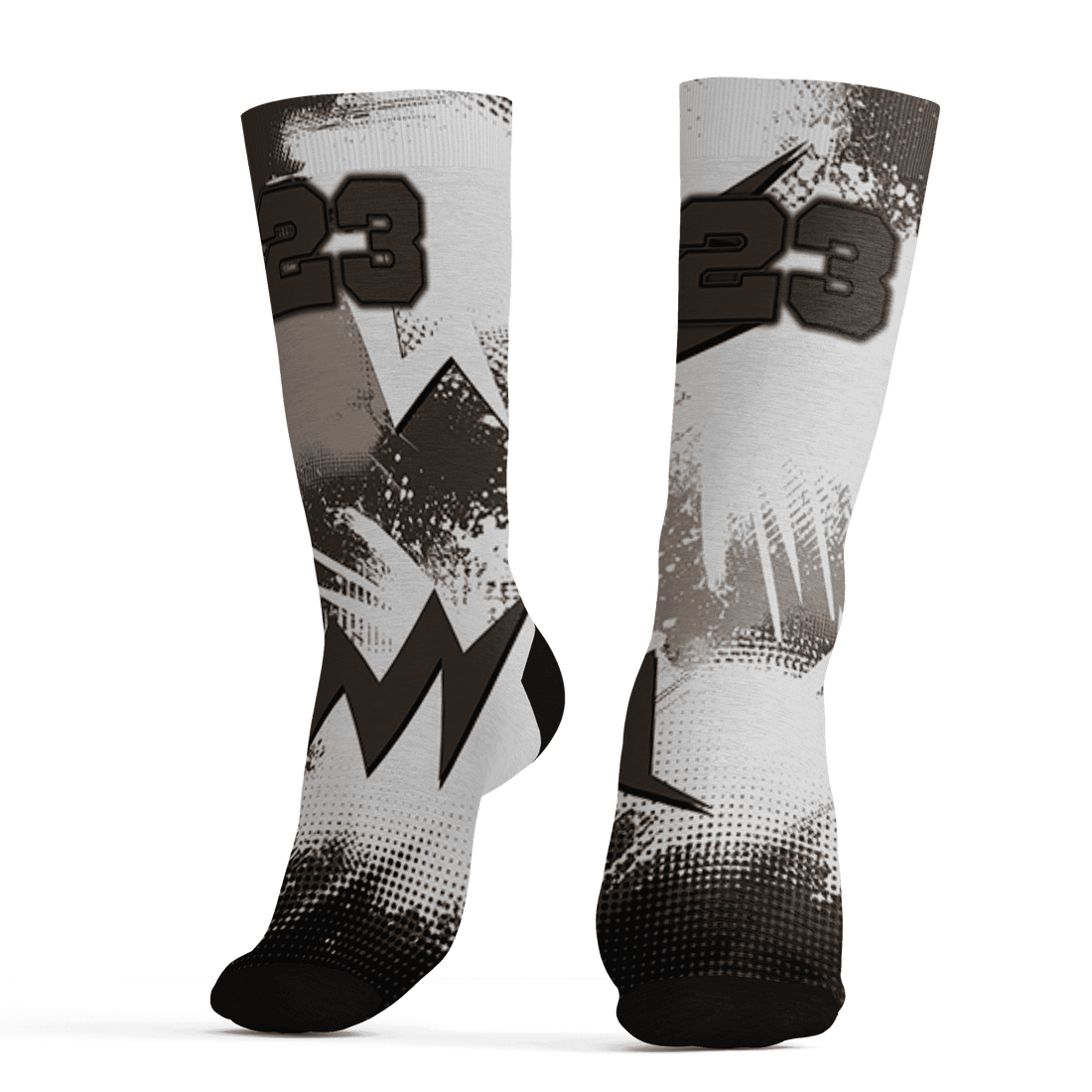 Dunk Low Baroque Brown Socks Match Graffiti Wallpapers 23 3D All-Over Print - NastyJamz