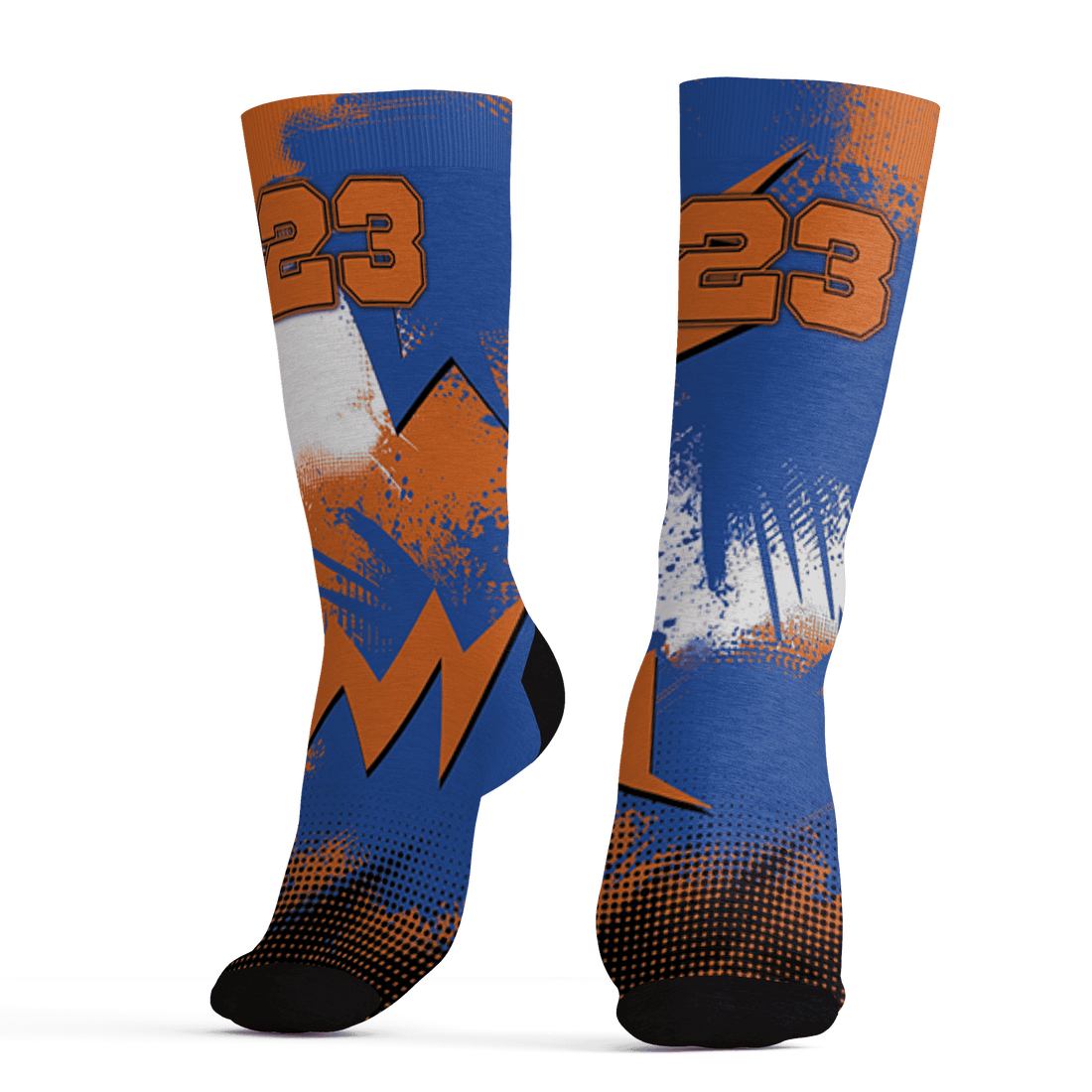 Dunk Low Knicks Socks Match Graffiti Wallpapers 23 3D All-Over Print - NastyJamz