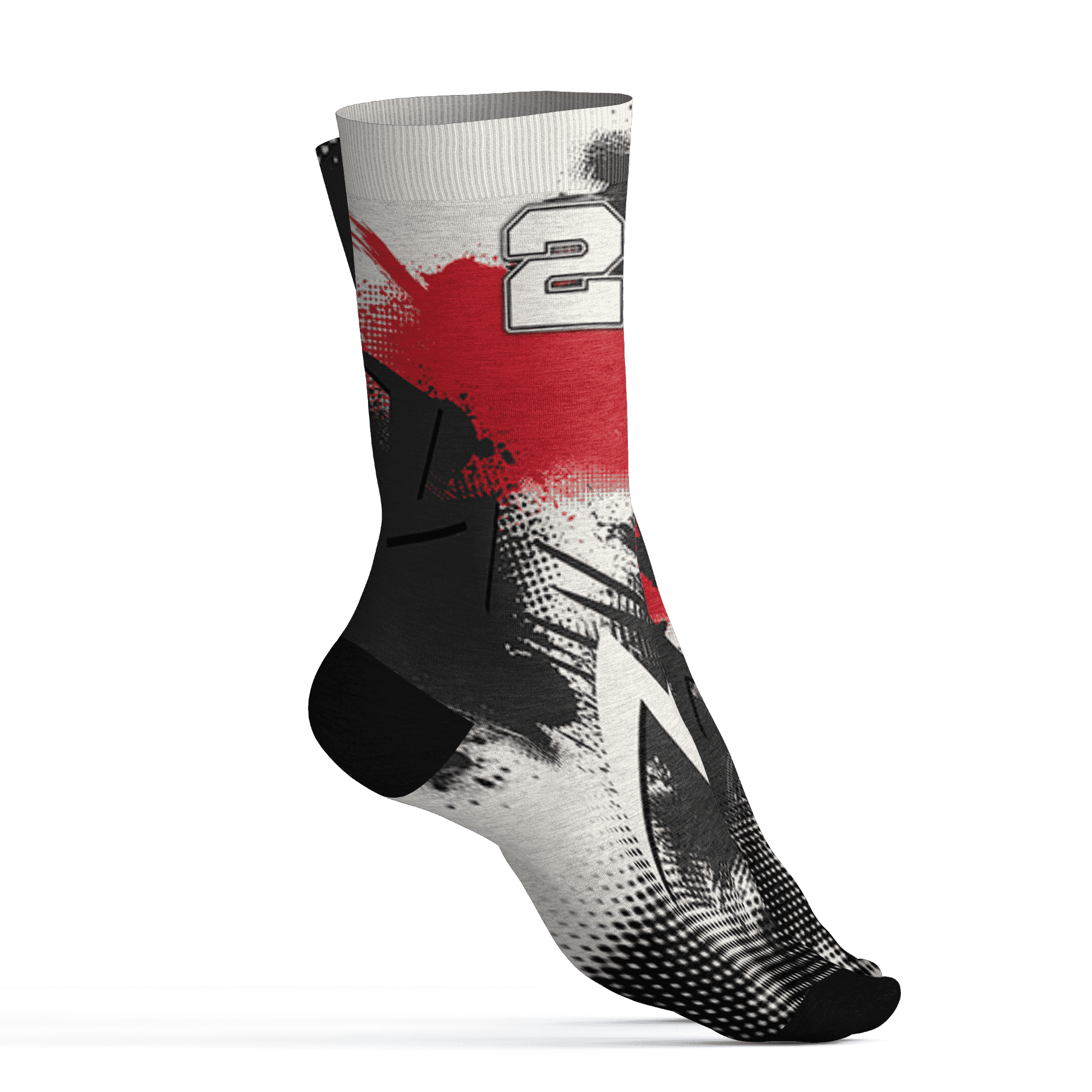 JD Jumman Jack Red Socks Match Graffiti Wallpapers 23 3D All-Over Print - NastyJamz