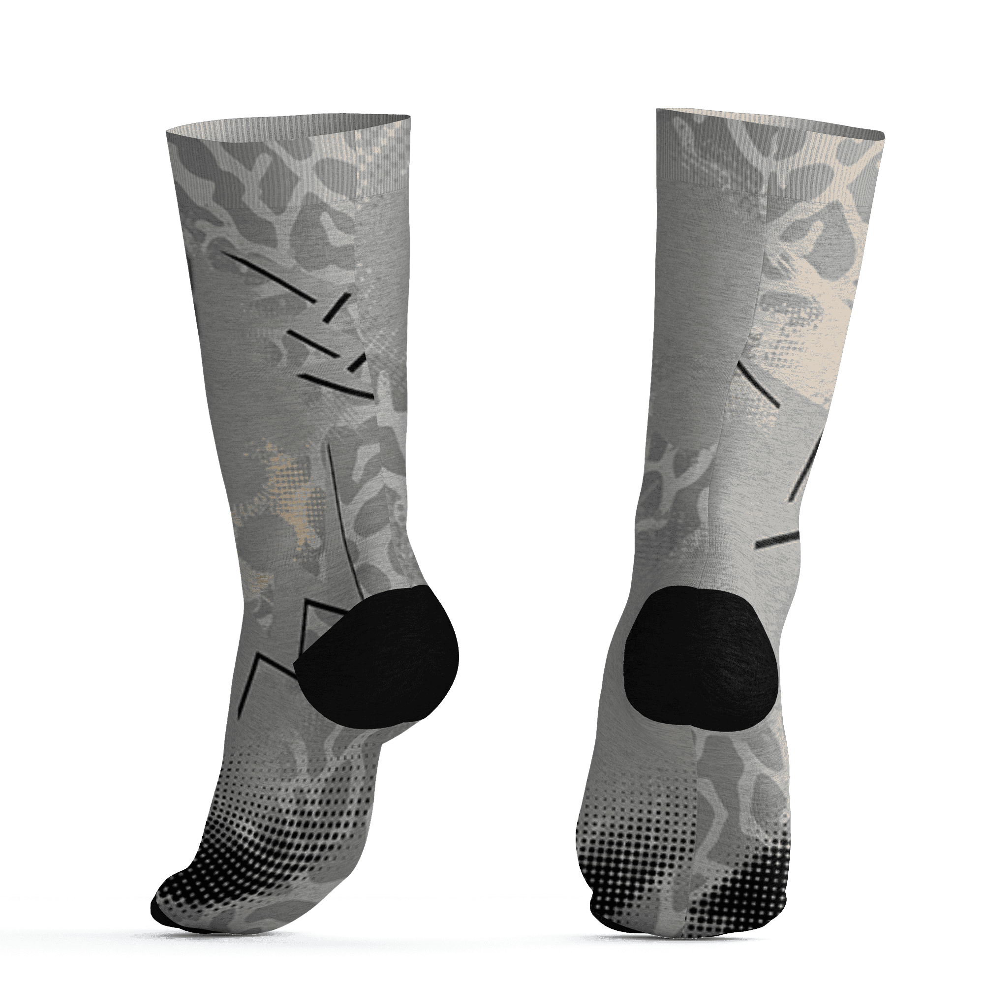 Craft Ivory 3s Socks Match Graffiti Wallpapers 23 3D All-Over Print - NastyJamz