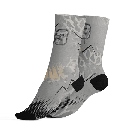 Craft Ivory 3s Socks Match Graffiti Wallpapers 23 3D All-Over Print - NastyJamz